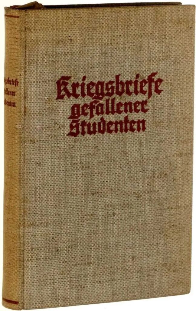 Cover "Kriegsbriefe gefallener Studenten"